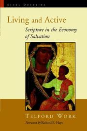 Cover of: Living And Active: Scripture in the Economy of Salvation