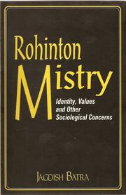 Cover of: Rohinton Mistry by Jagdish Batra