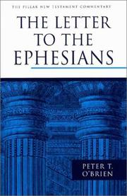 Cover of: The Letter to the Ephesians (Pillar New Testament Commentary)