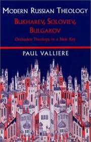 Modern Russian Theology by Paul Valliere