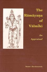 Cover of: The Ramayana of Valmiki: An appraisal