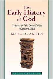 Cover of: The Early History of God by Mark S. Smith