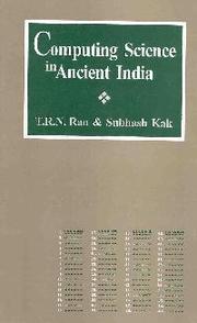 Cover of: Computing Science in Ancient India