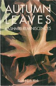 Cover of: Autumn leaves by Ram Nath Kak, Ram Nath Kak