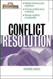 Cover of: Conflict Resolution