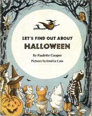 Cover of: Let's find out about Halloween.