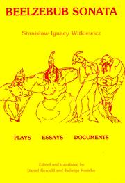 Cover of: Beelzebub Sonata by Stanisław Ignacy Witkiewicz