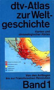 The Penguien Atlas of World History by Hermann Kinder, Werner Hilgemann