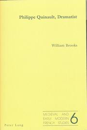 Cover of: Philippe Quinault, dramatist by William Brooks