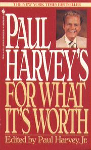 Cover of: Paul Harvey's for what it's worth