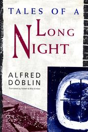 Cover of: Tales of a Long Night by Alfred Döblin