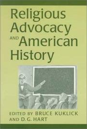 Cover of: Religious advocacy and American history