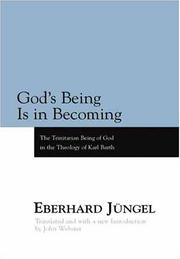 Cover of: God's being is in becoming by Eberhard Jüngel