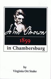 Cover of: John Brown in Chambersburg