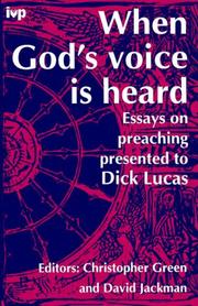 Cover of: When God's Voice Is Heard by Christopher Green, David Jackman