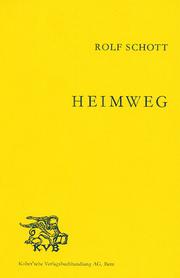 Cover of: Heimweg.: [Gedichte.