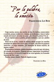 Cover of: por la palabra, la emociòn by francesca lo bue