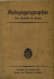 Cover of: Kriegsgeographie