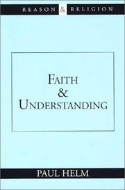 Cover of: Faith and understanding