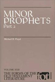 Cover of: Minor prophets. by Michael H. Floyd