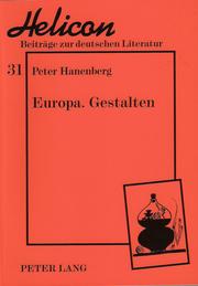 Cover of: Europa. Gestalten: Studien und Essays
