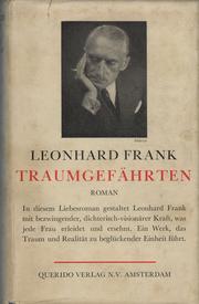 Cover of: Traumgefährten by Leonhard Frank