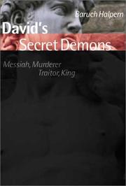 David's secret demons by Baruch Halpern