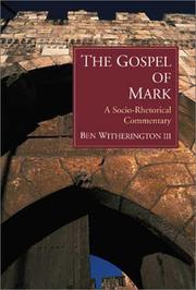 Cover of: The Gospel of Mark by Ben Witherington