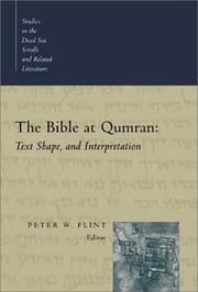 Cover of: The Bible at Qumran by Peter W. Flint