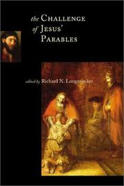 Cover of: The Challenge of Jesus' Parables (McMaster New Testament Series) by Richard N. Longenecker