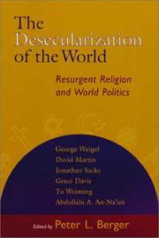 Cover of: The Desecularization of the World | 