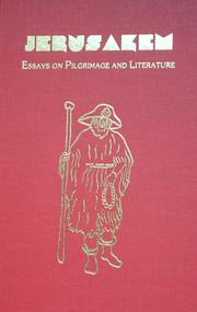 Cover of: Jerusalem: essays on pilgrimage and literature