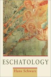 Cover of: Eschatology by Hans Schwarz
