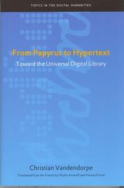 Cover of: From papyrus to hypertext by Christian Vandendorpe
