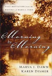 Cover of: Morning by Morning by Marva J. Dawn