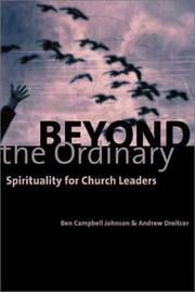 Cover of: Beyond the Ordinary: Spirituality for Church Leaders