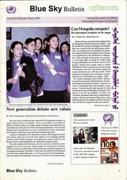Cover of: Blue Sky Bulletin Blue Sky Bulletin Issue Number 10, February-March 1999: Internal Newsletter of UNDP's Partnership for Progress in Mongolia