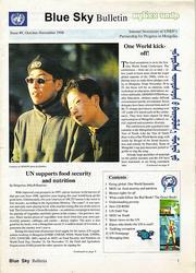 Blue Sky Bulletin Blue Sky Bulletin Issue Number Nine October-November 1998 by David South