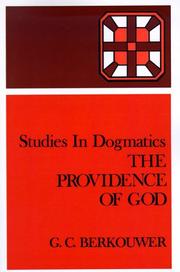 Cover of: The Providence of God (Studies in Dogmatics)