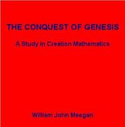 Cover of: The Conquest for Genesis: A Study in Creation Mathematics