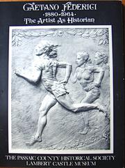 Cover of: Gaetano Federici, the artist as historian