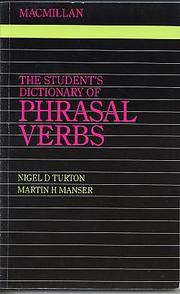 Cover of: The Student's Dictionary of Phrasal Verbs by 