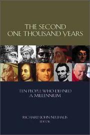 Cover of: The Second One Thousand Years: Ten People Who Defined a Millennium