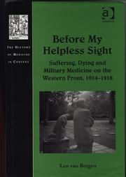 Cover of: Before my helpless sight by Leo van Bergen