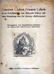 Cover of: Aus Albrecht Dürers Kupferstichen by Albrecht Dürer