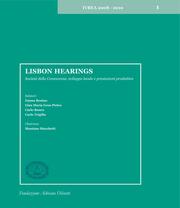 Cover of: Lisbon Hearings: Società della conoscenza, sviluppo locale e prestazioni produttive