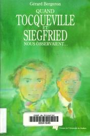 Cover of: Quand Tocqueville et Siegfried nous observaient--