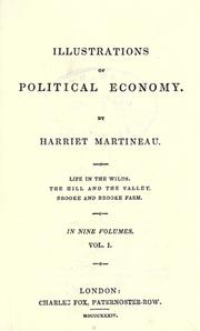 Cover of: Illustrations of political economy. by Harriet Martineau