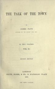 Cover of: The talk of the town. by James Payn