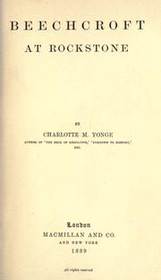 Cover of: Beechcroft at Rockstone by Charlotte Mary Yonge